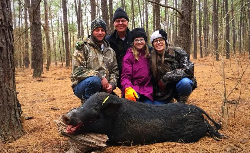 Family Hunt at Boars All Day