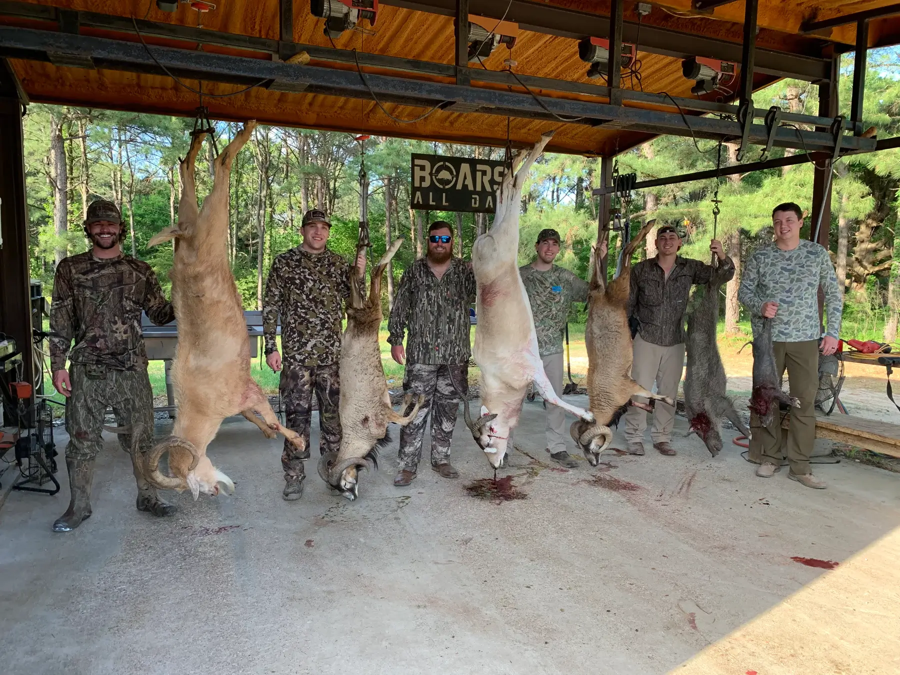 Group of hunters at Boars All Day